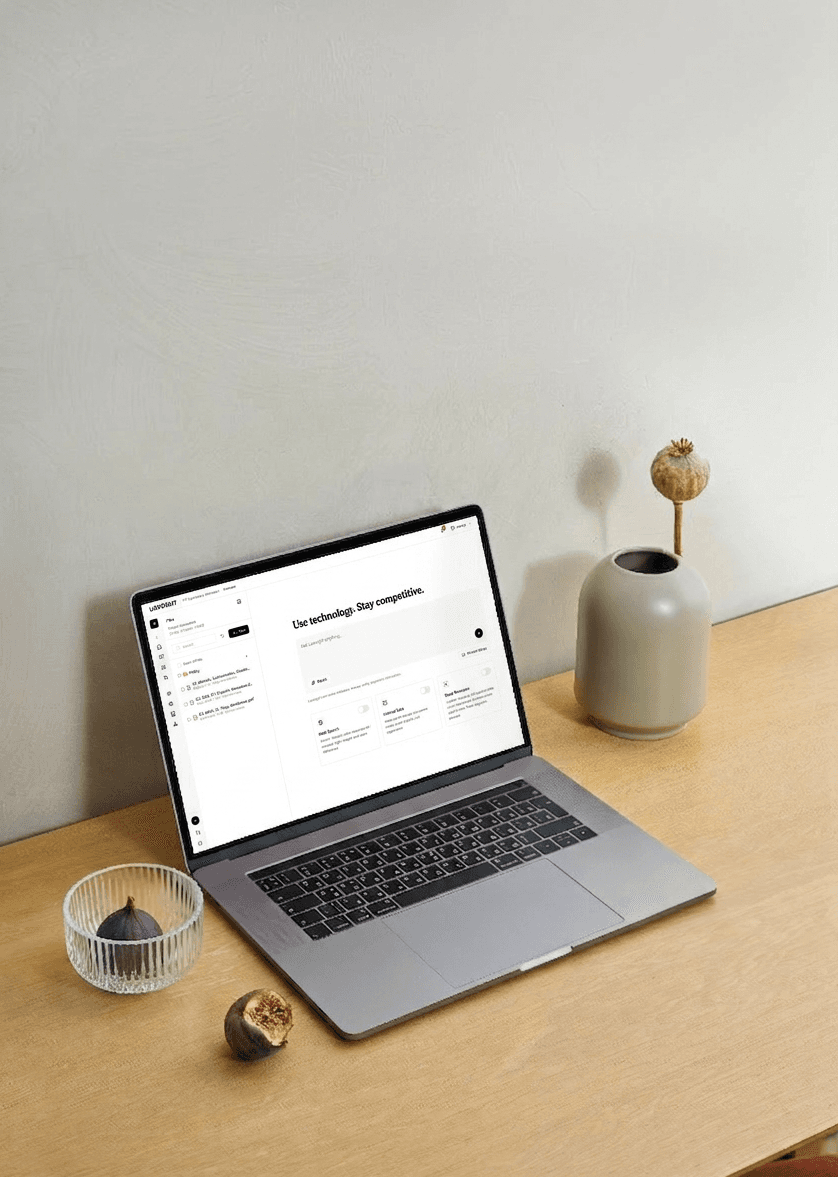 Lawsight AI workspace on MacBook Pro